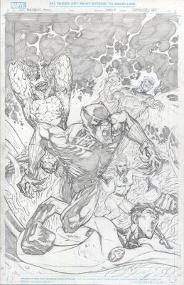 Netho Diaz - Fantastic Four Issue 08 Page Variant Cover