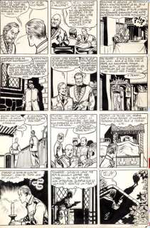 Paape | Valhardi, planche n°41 Ã  l’encre de Chine de l’Ã… | Banque Dessinée