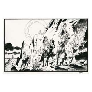 Matthieu Bonhomme | MATTHIEU BONHOMME LUCKY LUKE (VU PAR...) Wanted Lucky... | Daniel Maghen Enchères