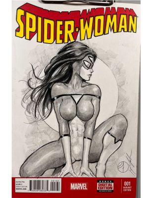 Jay Fife - Spider-Woman Sketch Cover