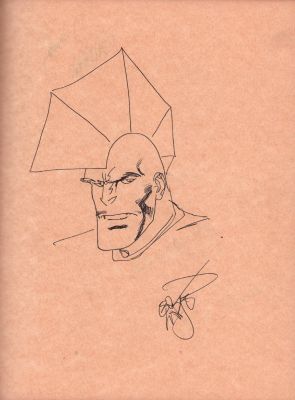 Erik Larsen | Savage Dragon Convention Sketch - Signed | Anthony’s Comic Book Art