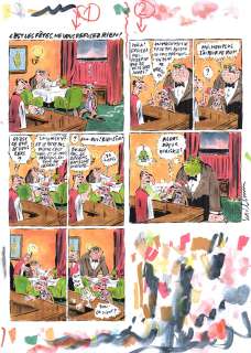 Vuillemin Philippe | Gag original complet de Philippe VUILLEMIN : C’est les fêtes, ne vous refusez rien ! | Galerie Napoléon