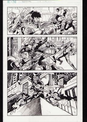 Jay Leisten | Terrorwar #6 Pg. 4 - Interior Ink Art Issue 6 Page 4 | Anthony’s Comic Book Art