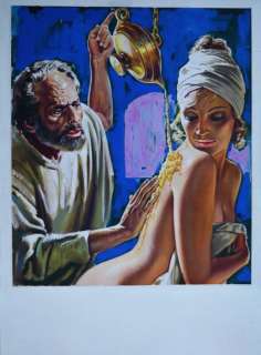 Sciotti, Enzo - original illustration for the movie poster "Diario di una vergine Romana" | Catawiki