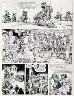 Franz Drappier/Jugurtha. Planche originale n°33 de… | Dagoty