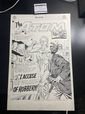 Gil Kane, Sid Greene - The Atom #13 P.2 - Title Splash - 1964