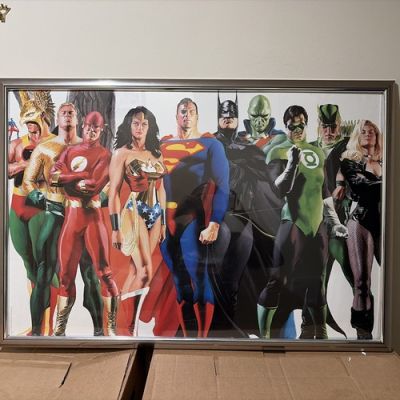 2003 Alex Ross Justice League Painted Superhero DC Comics Framed Poster | eBay US (Buy It Now)
