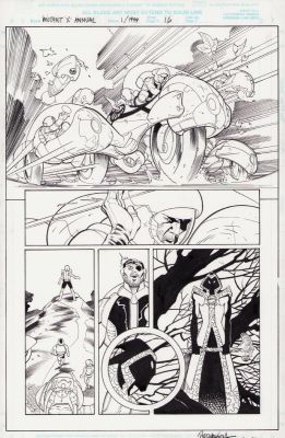 Pascual Ferry | Mutant X Annual #1 Pg.16 - Interior Page - Signed | Anthony’s Comic Book Art