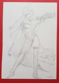 Frollo, Leone - original sketch for "Fan" (1979) | Catawiki