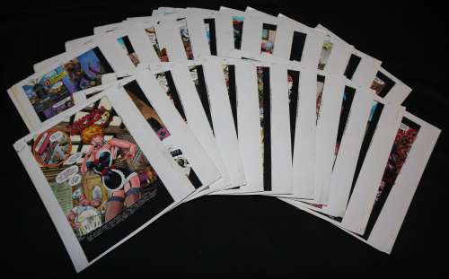 John Kalisz, Mark Pennington - lobo #56 complete 22 page story color guide art - ‘i married a main man! ‘ - 1998