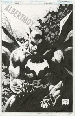 Jim Lee, Scott Williams - Batman Issue 3 Page Cover