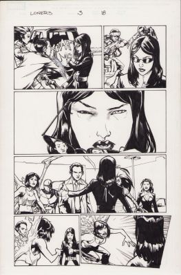 Karl Moline | Loners #3 Pg.18 - Interior Page - 2007 | Anthony’s Comic Book Art