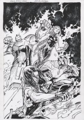 Jp Mayer | Imperial Guardians Issue 01 Page Cover | ComiConArt