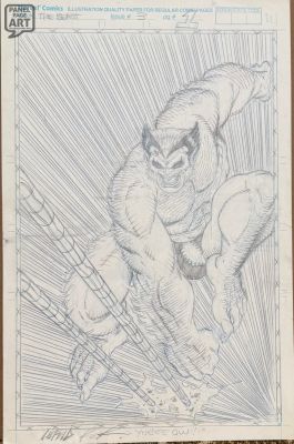 Rob Liefeld | Marvel Comics Presents 87 - Unpublished Splash | Panel Page Art