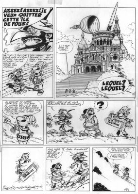 Tabary Jean | Planche originale 7 de IZNOGOUD - l’île des souvenirs - Tome 10 par JEAN TABARY | Galerie Napoléon