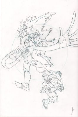 Joanna Estep | 100Th Anniversary Special: Fantastic Four #1 Cover Art - Signed - 2014 | Anthony’s Comic Book Art