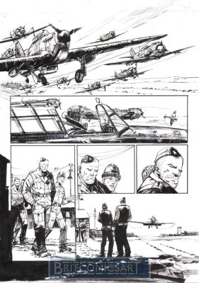 Keith Burns | Johnny Red: a Couple of Heroes 1 Pg 3 By Keith Burns & Garth Ennis Issue 1 Page 3 | BritComicsArt