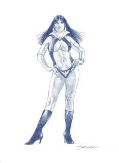 SanjuliÃ¡n, Manuel - Original drawing - Vampirella | Catawiki