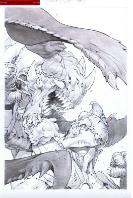 Jerome Opena | Covers / Pinups Issue Megalith # 1 Page Cover | Kwan Chang