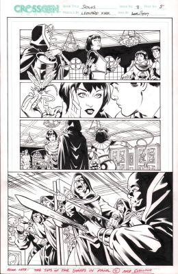 Leonard Kirk, Margeaux Pepoy | Solus #8 P.5 - Ambush - 2003 | Anthony’s Comic Book Art