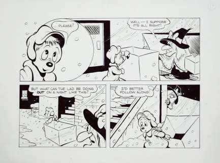 Patrick Block | Too Late for Christmas, page 17 | Disneyana Plus