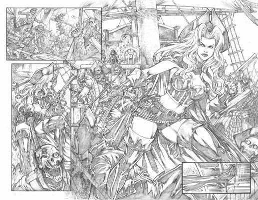 Alisson Rodrigues | Lady Death: Pirate Queen Page 10 And 11 | ComiConArt
