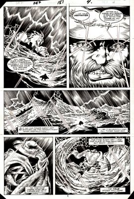 Don Perlin Dell Barras | Defenders #151 P 4 (The Interloper!) 1985 | Romitaman