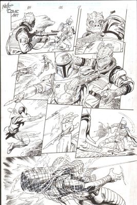 Lan Medina | Star Wars: Bounty Hunters #35 Issue 35 Page 17 | Next Comic Art