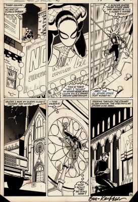 Ron Frenz | Marvel Team-Up Annual #6 P 16 (Spider-Man in 5 of 6 Panels, Just 3 Months Before Frenz Took Over His Famous Asm Run!) 1983 | Romitaman
