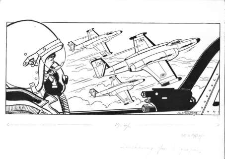 Weinberg, Albert - original drawing for an ex-libris - Dan Cooper | Catawiki