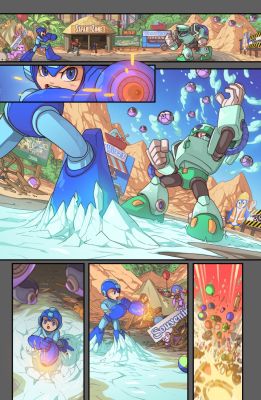 Edwin Huang | Mega Man Fcbd Page 12 Issue Fcbd Page 12 | Comic Art House