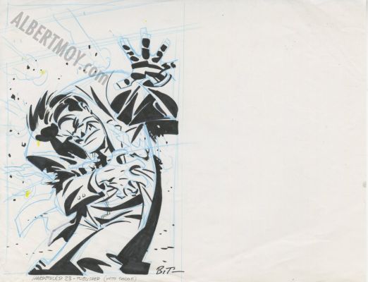 Bruce Timm | Hardboiled - Cover Issue 23 Page 247 | Albert Moy