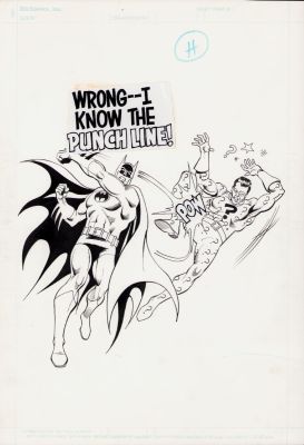 Jose Delbo | Batman + Riddler Pin Up Superpowers Coloring + Activity Book - Signed | Anthony’s Comic Book Art