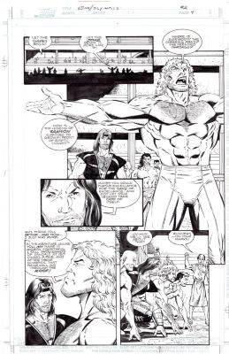 Ron Lim | Lim, Ron - Xena Warrior Princess : Olympics #2 Pg 4, Samson - Topps Tv | Cool Lines Art
