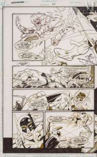 Gil Kane (1926 - 2000) | "Batman Legends of the Dark Knight #26, pages 12 et 13" | Millon