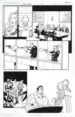 Matt Gaudio | Black Terror Issue 01 Page 17 | Splash Page