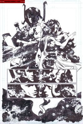 Dan Mora | Batman Deadpool Issue 01 Page 01 | Kwan Chang
