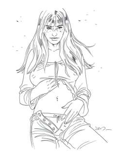 Jim (Terrasson, Thierry) - Original drawing - Marie - One night in Rome | Catawiki