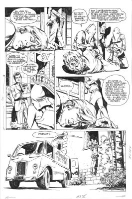 Marcello Rafael Carlo | Planche originale 7 AMICALEMENT VOTRE histoire courte - Le roi de la moutarde - | Galerie Napoléon