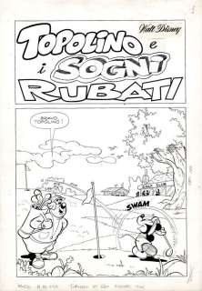 Massimo De Vita - Topolino e i sogni rubati p.1 (Topolino n.680 del 1968)