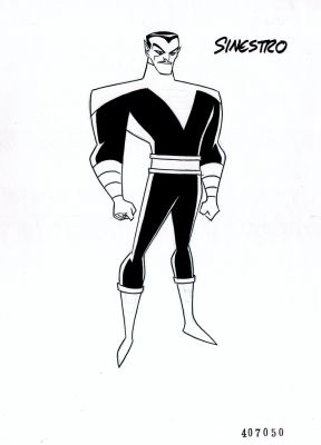 Bruce Timm | Superman: the Animated Series (Sinestro Character Design!) 1999 | Romitaman