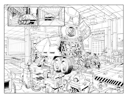 Esau And Isaac Escorza | Tmnt: the Last Ronin II Re-Evolution Issue 2 Page 2 And 3 | Albert Moy