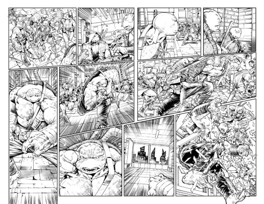 Esau And Isaac Escorza | Tmnt: the Last Ronin II Re-Evolution Issue 4 Page 36 And 37 | Albert Moy