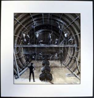 Bill Lacey | Tunnelling (Signed) | Illustration Art Gallery