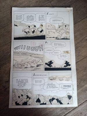 TAVOLA ORIGINALE DISNEY di Romano SCARPA “Paperino e l’antidollarossera" 1957 | eBay Europe