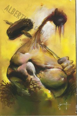 Sam Kieth | The Maxx Trading Card 1993 | Albert Moy