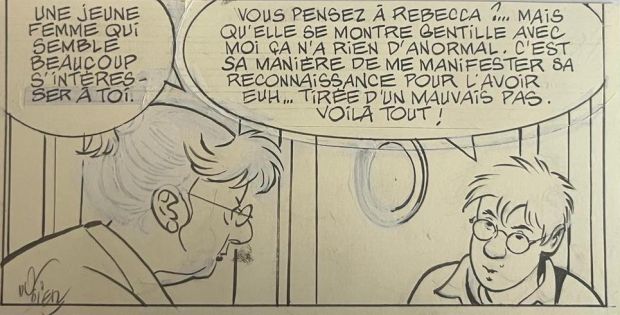 Dodier Alain | Case originale alternative Jérôme K. Jérôme Bloche 23 | Galerie Napoléon
