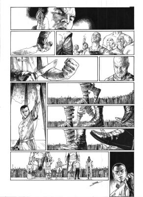 Secher Valentin | Planche originale 05 - KHAAL CHRONIQUES D’UN EMPEREUR GALACTIQUE - Livre premier ( T.01) | Galerie Napoléon