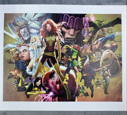 Marvel Uncanny X-Men Ensemble Comic Art Canvas Print Greg Land 2012 18" x 23" | eBay US (Buy It Now)