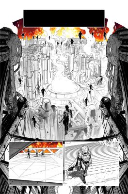 Xermanico | DC KO #04 P. 01 (Monoprint / AP) | Black Diamond